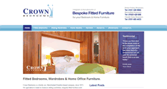 Desktop Screenshot of crownbedrooms.co.uk